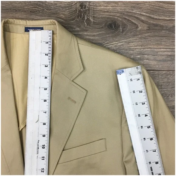 STAFFORD Mens Blazer Sport Coat‎ Casual Jacket Size 42R Classic Cotton Suit